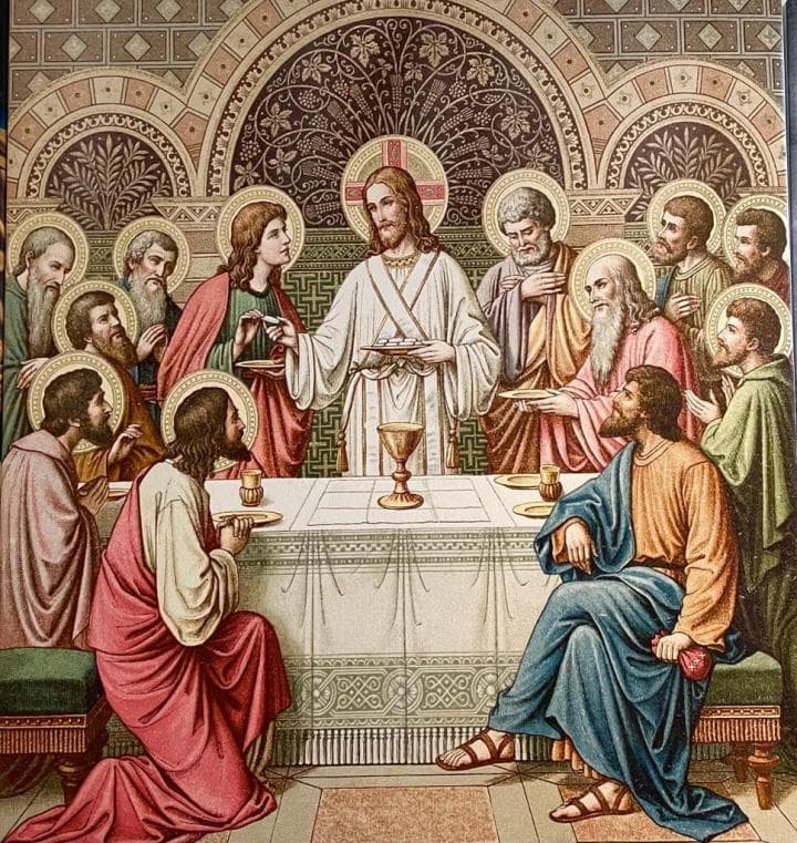 Œuvre religieuse encadrée
